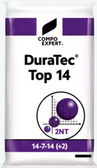 Комплексное минеральное удобрение DuraTec Top 14 NPK 14-7-14 + ME (2 мес) 25кг, Темно-синий
