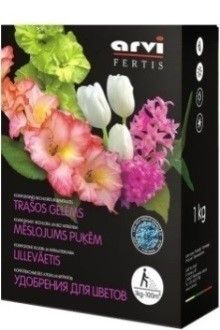 Добриво для квітів Fertis НПК 12-8-16+МЕ 1кг.