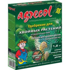 Удобрение Agrecol для хвойных от пожелтения хвои, 1.2кг