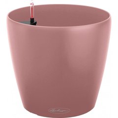 Вазон с кашпо и гидросистемой Classico Color 28 розовый Lechuza
