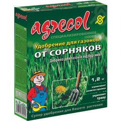 Удобрение Agrecol для газонов против сорняков, 1 кг