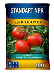 Водорозчинне добриво для овочів 50 г STANDART NPK