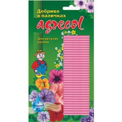 Добриво Agrecol в паличках для квітучих рослин з вітаміном с, 30 шт.