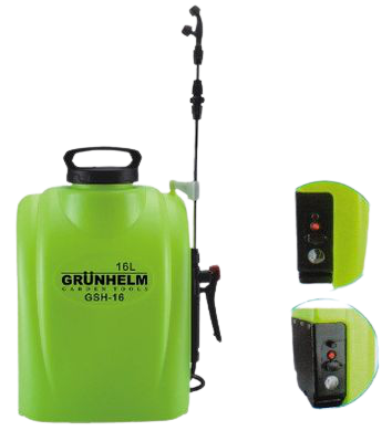 Обприскувач акумуляторний 16 л Grunhelm GHS-16