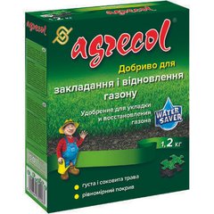 Добриво Agrecol для закладки і відновлення газону, 1.2 кг