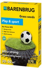 Газонная трава спортивная Barenbrug Play & Sport 1 кг Голландия