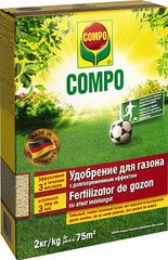 Удобрение Compo для газона, 2 кг