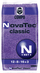 Удобрения для хвойный растений COMPO NovaTec сlassic 25 кг NPK 12-8-16+3+ТЕ.