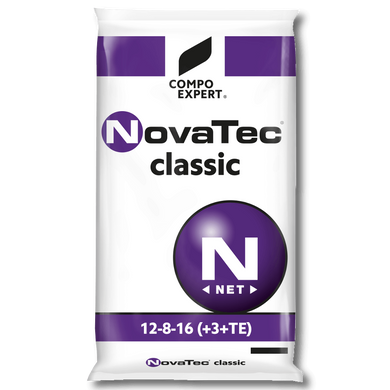 Добрива для хвойний рослин COMPO NovaTec сlassic 25 кг NPK 12-8-16+3+ТЕ.
