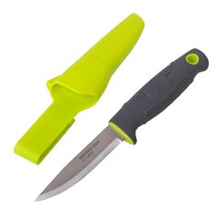 Нож шведский двукомпонентная ручка зеленый 220 мм My Gerden