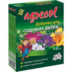 Удобрение Agrecol для садовых цветов, 1.2 кг.