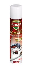 Аэрозоль от комаров, мошек и клещей 90 мл AROX