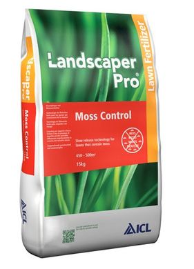 Добриво від моху на газоні Landscaper Pro Server Control 1,5 міс 15 кг 11-5-5+8Fe