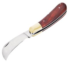 Нож складной, деревянная ручка 200 мм