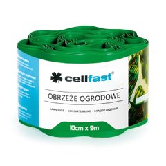Бордюр газонний хвилястий зелений 10 см Cellfast 9 м Польща