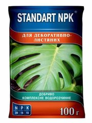 Водорозчинне добриво для декоративних рослин 50 г STANDART NPK