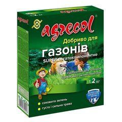 Добриво для газонів Super багатокомпонентне 20-5-9.4 Agrecol 1.2 кг