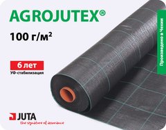 Агроткань AGROJUTEX p-100 черная JUTA 1.05х100 Чехия
