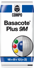 Удобрение COMPO Basacote Plus 9M (Компо Базакот Плюс 9М) 16-8-12+МЕ 25 кг Германия