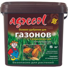 Удобрение Agrecol осеннее для газона, 5 кг.