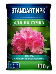 Водорастворимое удобрение для цветов 300 г STANDART NPK