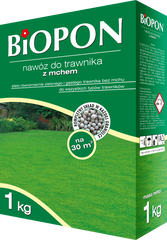 Добриво для газону з мохом BIOPON 3 кг